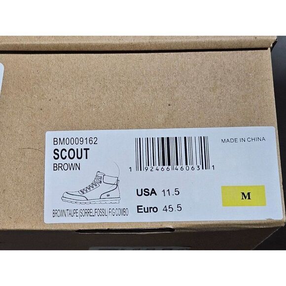 Born Mens Size 11.5 Scout Brown Taupe Fossil Leather Waterproof Combo Boots main image 7
